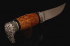 Нож "Промысловый" Bohler N690, рукоять карельская береза. 